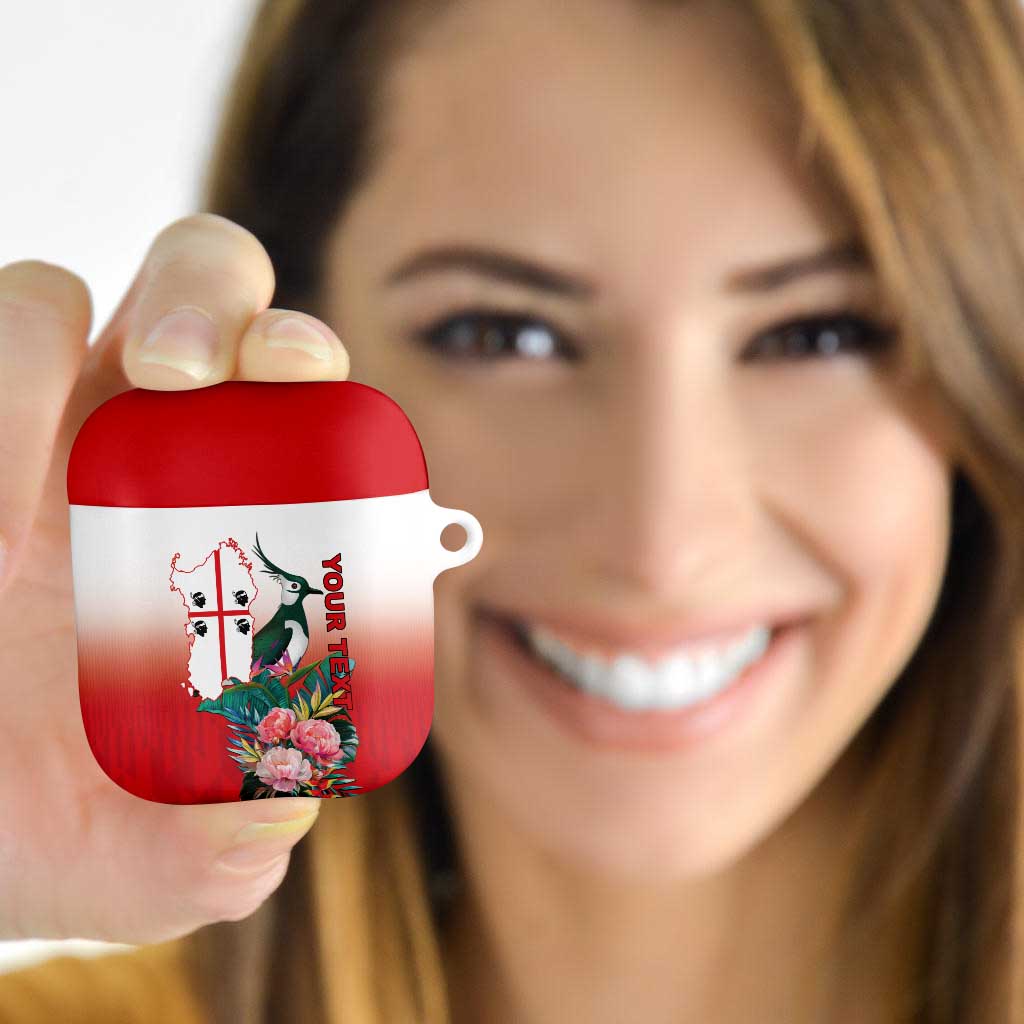 Personalized Italy Sardinia AirPods Case Lapwing With Map - Wonder Print Shop