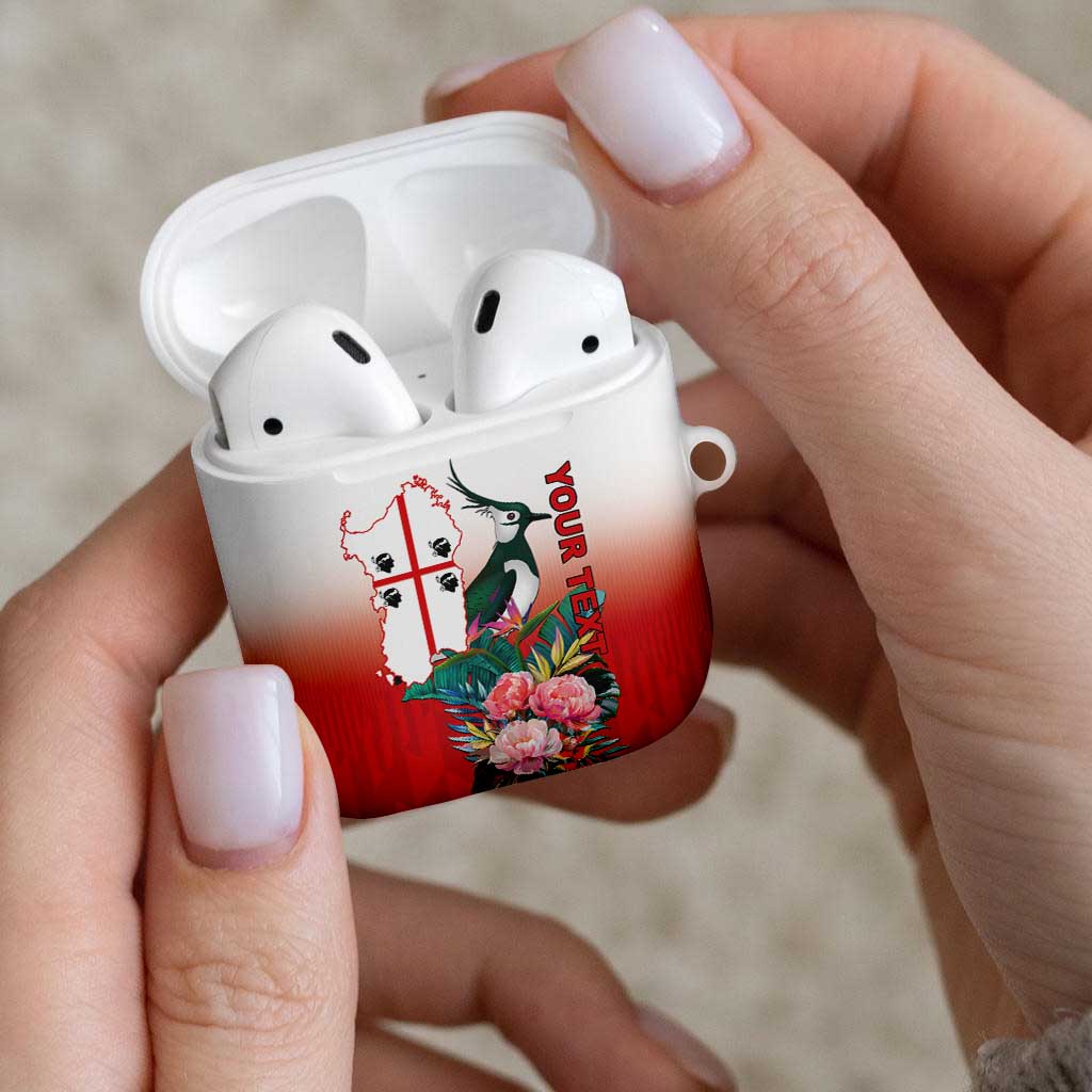 Personalized Italy Sardinia AirPods Case Lapwing With Map - Wonder Print Shop