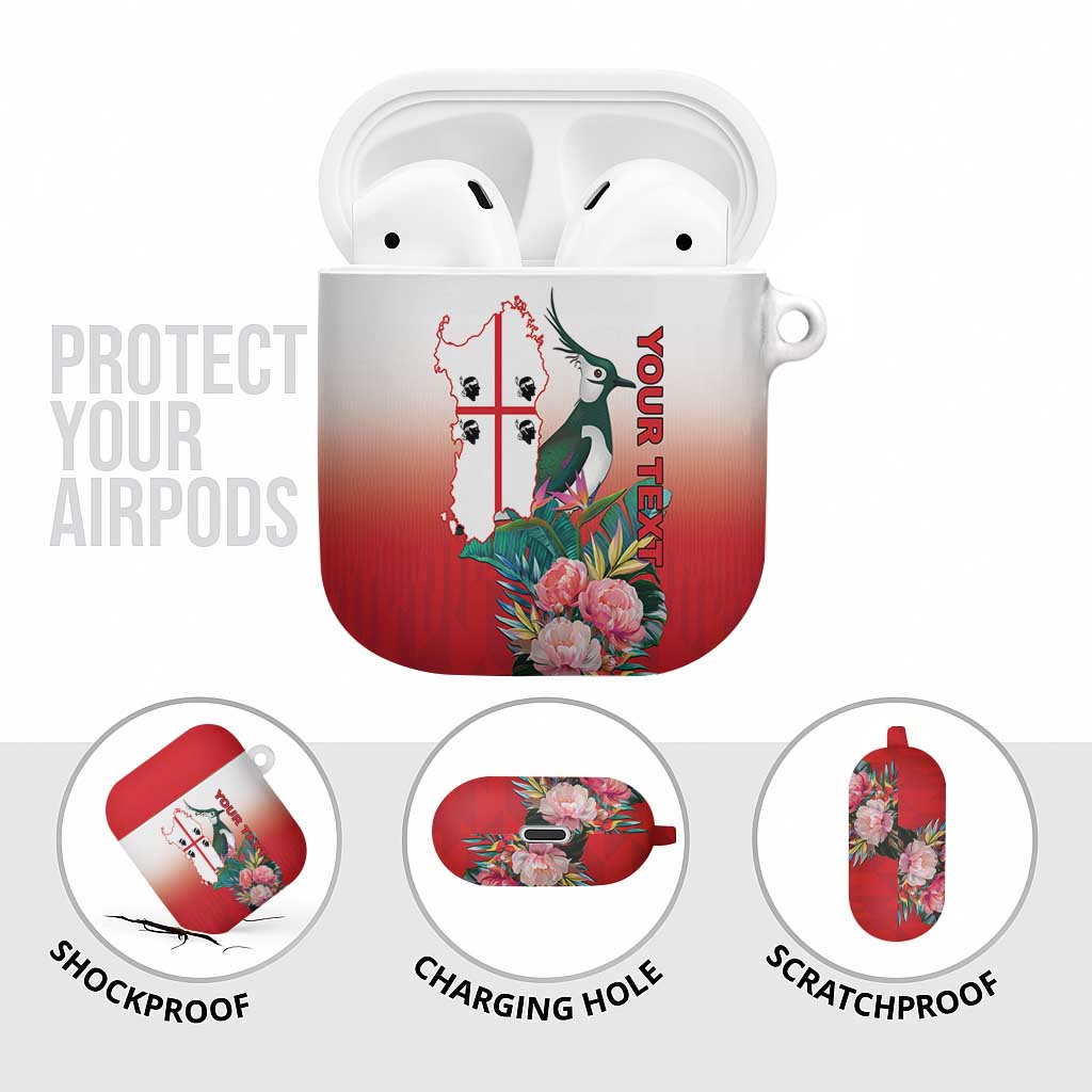 Personalized Italy Sardinia AirPods Case Lapwing With Map - Wonder Print Shop