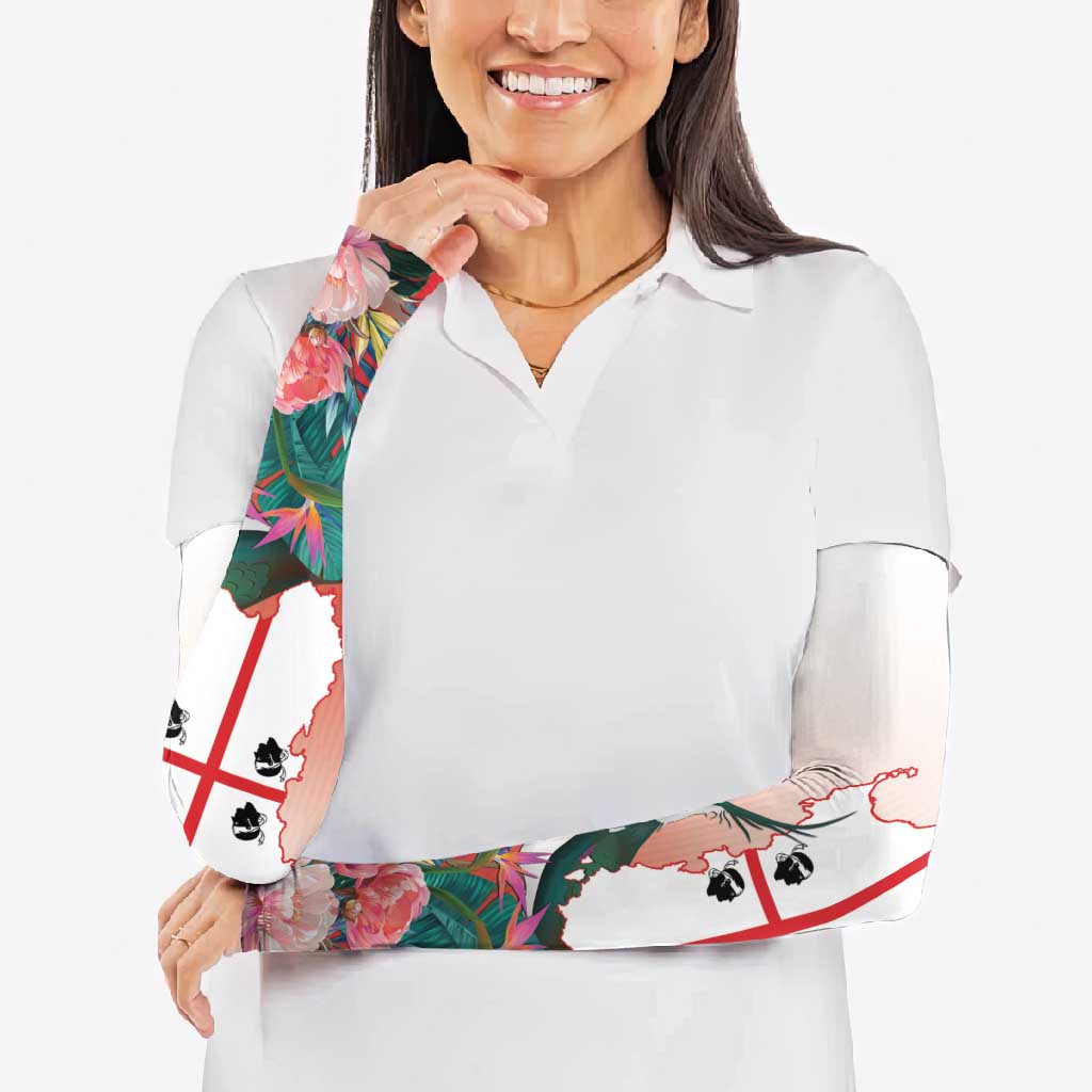 Personalized Italy Sardinia Arm Sleeves Lapwing With Map - Wonder Print Shop