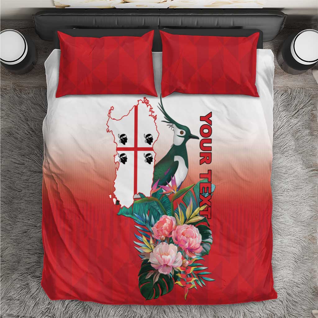 Personalized Italy Sardinia Bedding Set Lapwing With Map - Wonder Print Shop