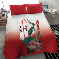 Personalized Italy Sardinia Bedding Set Lapwing With Map - Wonder Print Shop