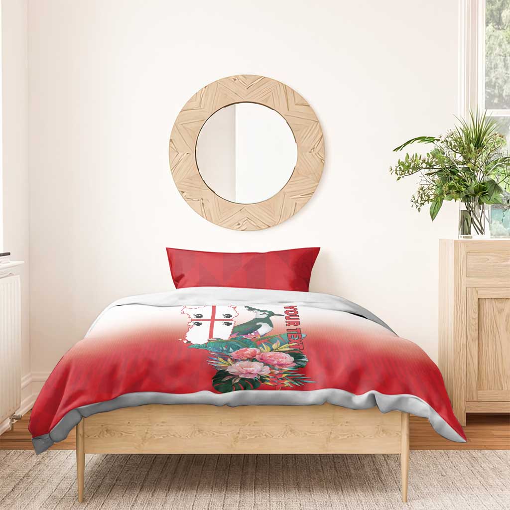 Personalized Italy Sardinia Bedding Set Lapwing With Map - Wonder Print Shop