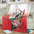 Personalized Italy Sardinia Blanket Lapwing With Map - Wonder Print Shop