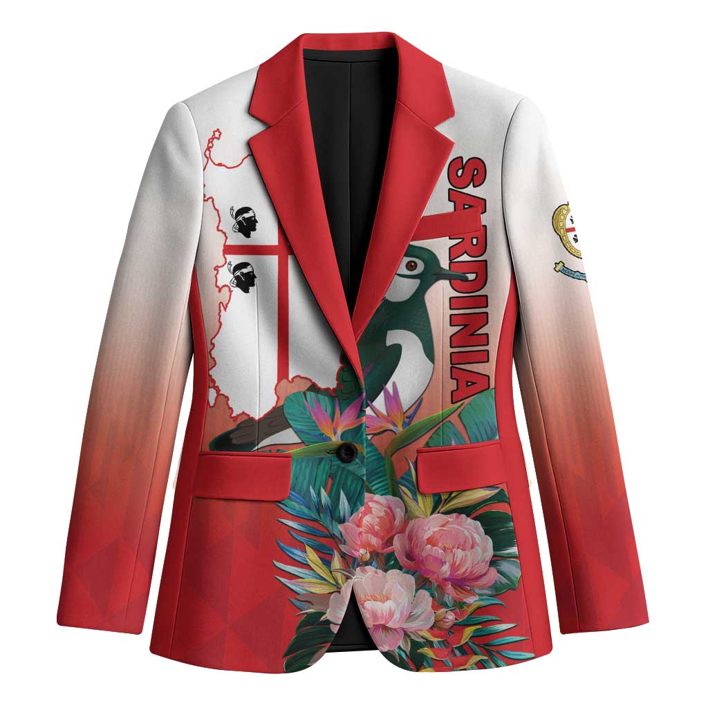 Personalized Italy Sardinia Blazer Lapwing With Map - Wonder Print Shop