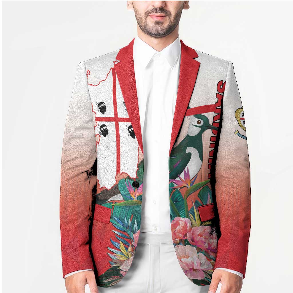 Personalized Italy Sardinia Blazer Lapwing With Map - Wonder Print Shop