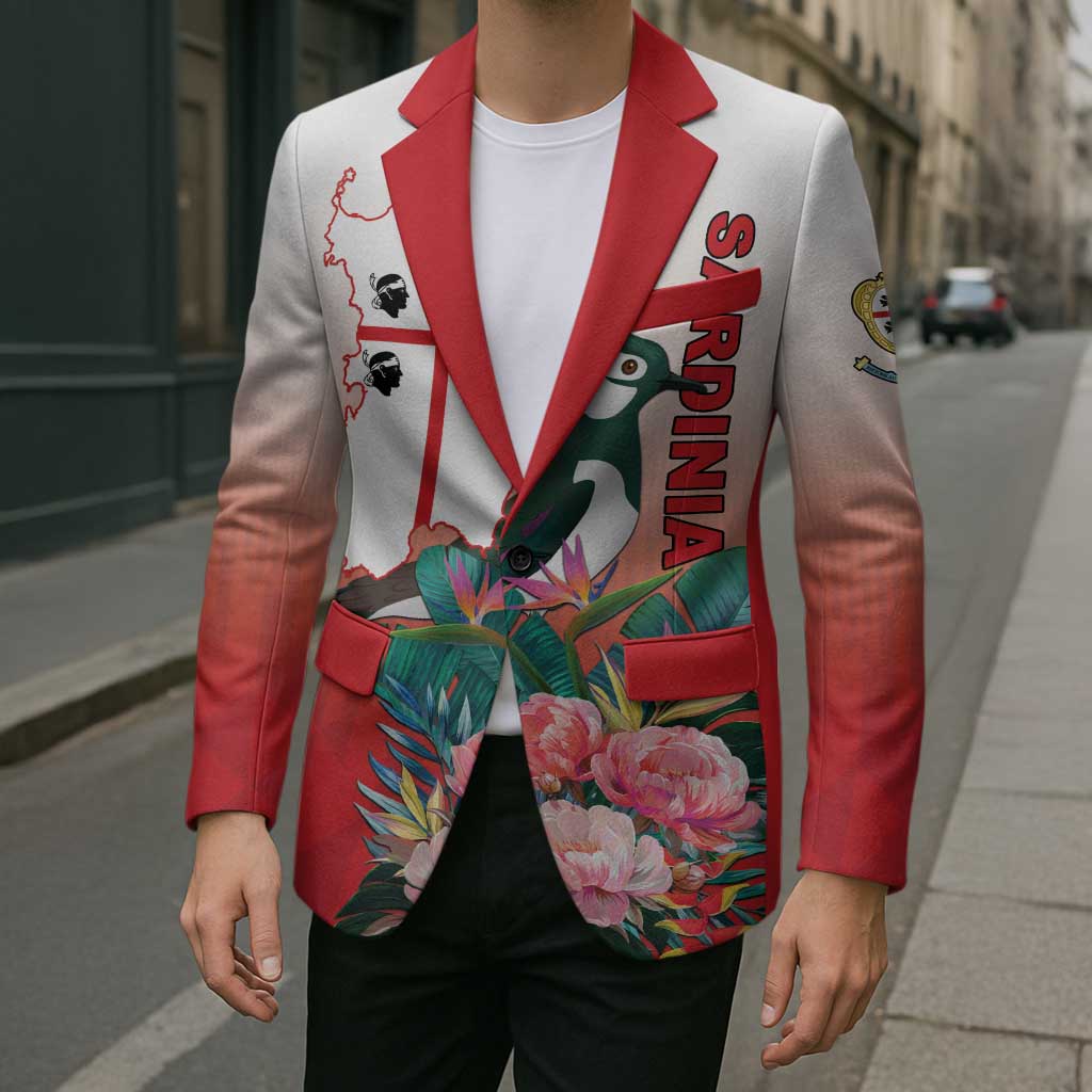 Personalized Italy Sardinia Blazer Lapwing With Map - Wonder Print Shop