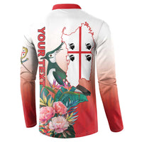 Personalized Italy Sardinia Button Sweatshirt Lapwing With Map - Wonder Print Shop