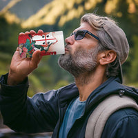 Personalized Italy Sardinia 4 in 1 Can Cooler Tumbler Lapwing With Map - Wonder Print Shop