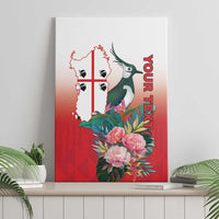 Personalized Italy Sardinia Canvas Wall Art Lapwing With Map - Wonder Print Shop