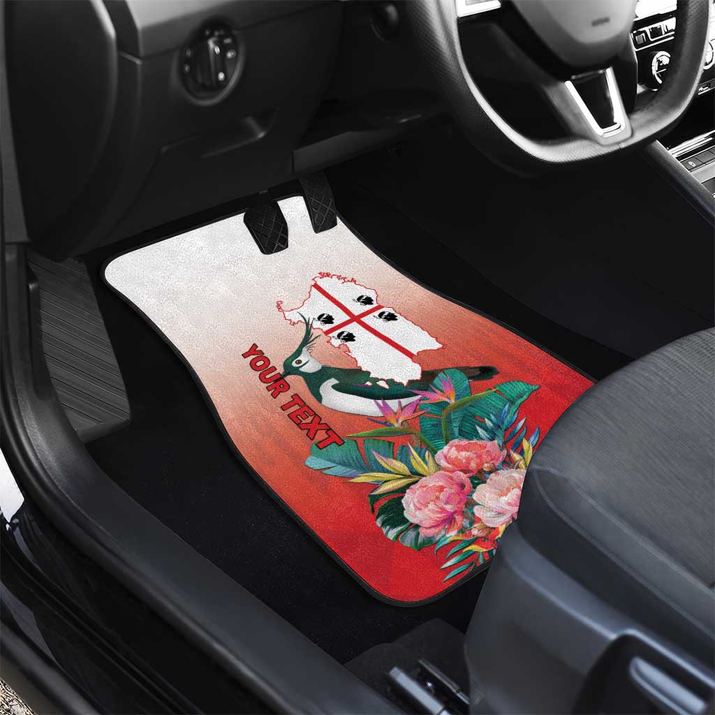 Personalized Italy Sardinia Car Mats Lapwing With Map - Wonder Print Shop