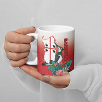 Personalized Italy Sardinia Ceramic Mug Lapwing With Map - Wonder Print Shop