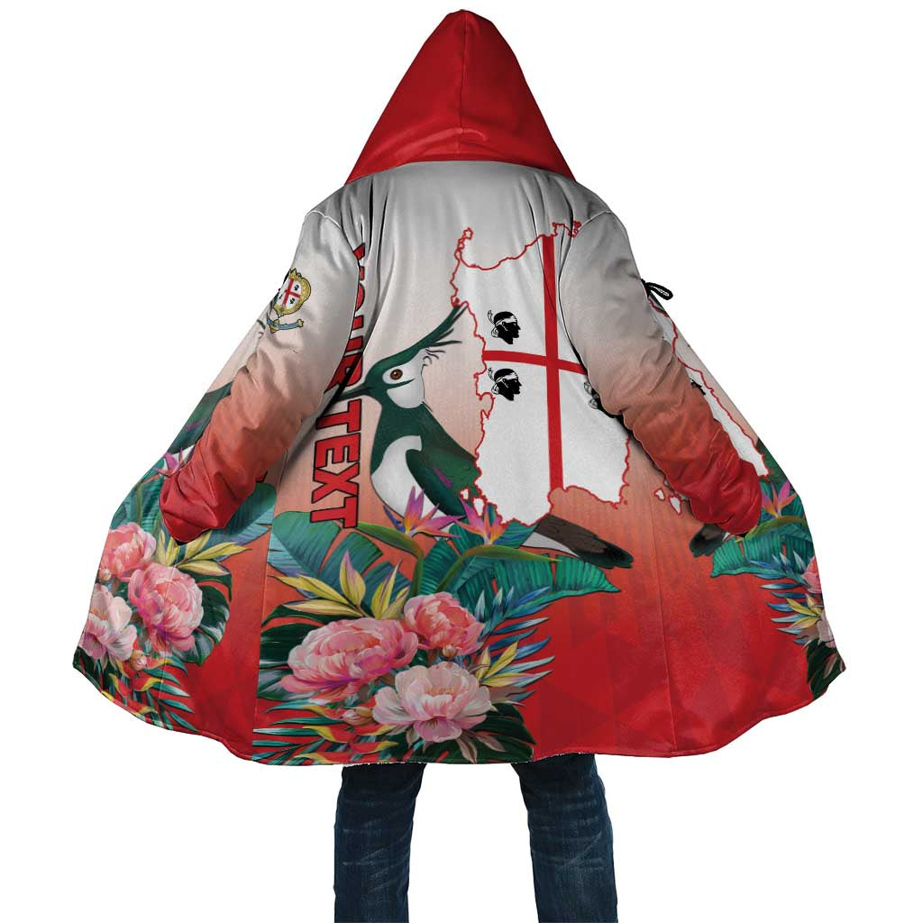 Personalized Italy Sardinia Cloak Lapwing With Map - Wonder Print Shop