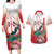 Personalized Italy Sardinia Couples Matching Long Sleeve Bodycon Dress and Hawaiian Shirt Lapwing With Map - Wonder Print Shop