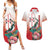 Personalized Italy Sardinia Couples Matching Summer Maxi Dress and Hawaiian Shirt Lapwing With Map - Wonder Print Shop