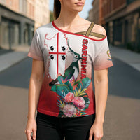 Personalized Italy Sardinia Cross Shoulder Shirt Lapwing With Map - Wonder Print Shop