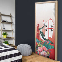 Personalized Italy Sardinia Door Cover Lapwing With Map - Wonder Print Shop