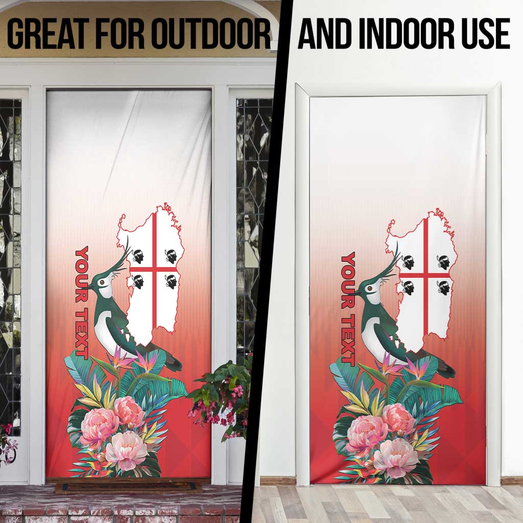 Personalized Italy Sardinia Door Cover Lapwing With Map - Wonder Print Shop