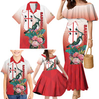 Personalized Italy Sardinia Family Matching Mermaid Dress and Hawaiian Shirt Lapwing With Map - Wonder Print Shop