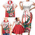 Personalized Italy Sardinia Family Matching Short Sleeve Bodycon Dress and Hawaiian Shirt Lapwing With Map - Wonder Print Shop