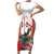 Personalized Italy Sardinia Family Matching Short Sleeve Bodycon Dress and Hawaiian Shirt Lapwing With Map - Wonder Print Shop