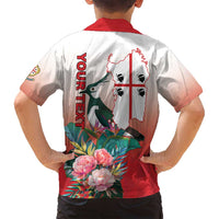 Personalized Italy Sardinia Family Matching Summer Maxi Dress and Hawaiian Shirt Lapwing With Map - Wonder Print Shop