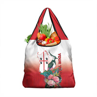 Personalized Italy Sardinia Grocery Bag Lapwing With Map - Wonder Print Shop