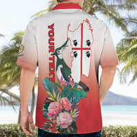 Personalized Italy Sardinia Hawaiian Shirt Lapwing With Map - Wonder Print Shop