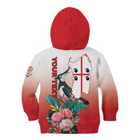 Personalized Italy Sardinia Kid Hoodie Lapwing With Map - Wonder Print Shop
