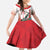 Personalized Italy Sardinia Kid Short Sleeve Dress Lapwing With Map - Wonder Print Shop