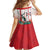 Personalized Italy Sardinia Kid Short Sleeve Dress Lapwing With Map - Wonder Print Shop