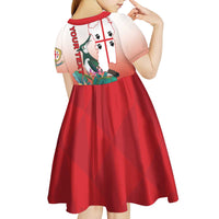Personalized Italy Sardinia Kid Short Sleeve Dress Lapwing With Map - Wonder Print Shop