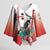 Personalized Italy Sardinia Kimono Sleeve Blouse Lapwing With Map - Wonder Print Shop