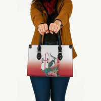 Personalized Italy Sardinia Leather Bag Lapwing With Map - Wonder Print Shop