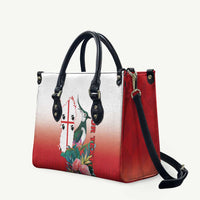 Personalized Italy Sardinia Leather Bag Lapwing With Map - Wonder Print Shop