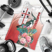 Personalized Italy Sardinia Men Tank Top Lapwing With Map - Wonder Print Shop