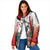 Personalized Italy Sardinia Padded Jacket Lapwing With Map - Wonder Print Shop
