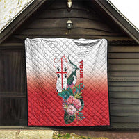 Personalized Italy Sardinia Quilt Lapwing With Map - Wonder Print Shop