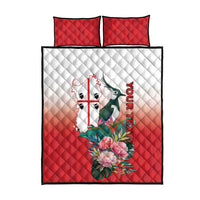 Personalized Italy Sardinia Quilt Bed Set Lapwing With Map - Wonder Print Shop