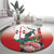Personalized Italy Sardinia Round Carpet Lapwing With Map - Wonder Print Shop