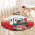 Personalized Italy Sardinia Round Carpet Lapwing With Map - Wonder Print Shop