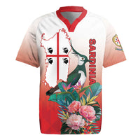 Personalized Italy Sardinia Rugby Jersey Lapwing With Map - Wonder Print Shop