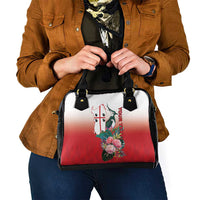 Personalized Italy Sardinia Shoulder Handbag Lapwing With Map - Wonder Print Shop