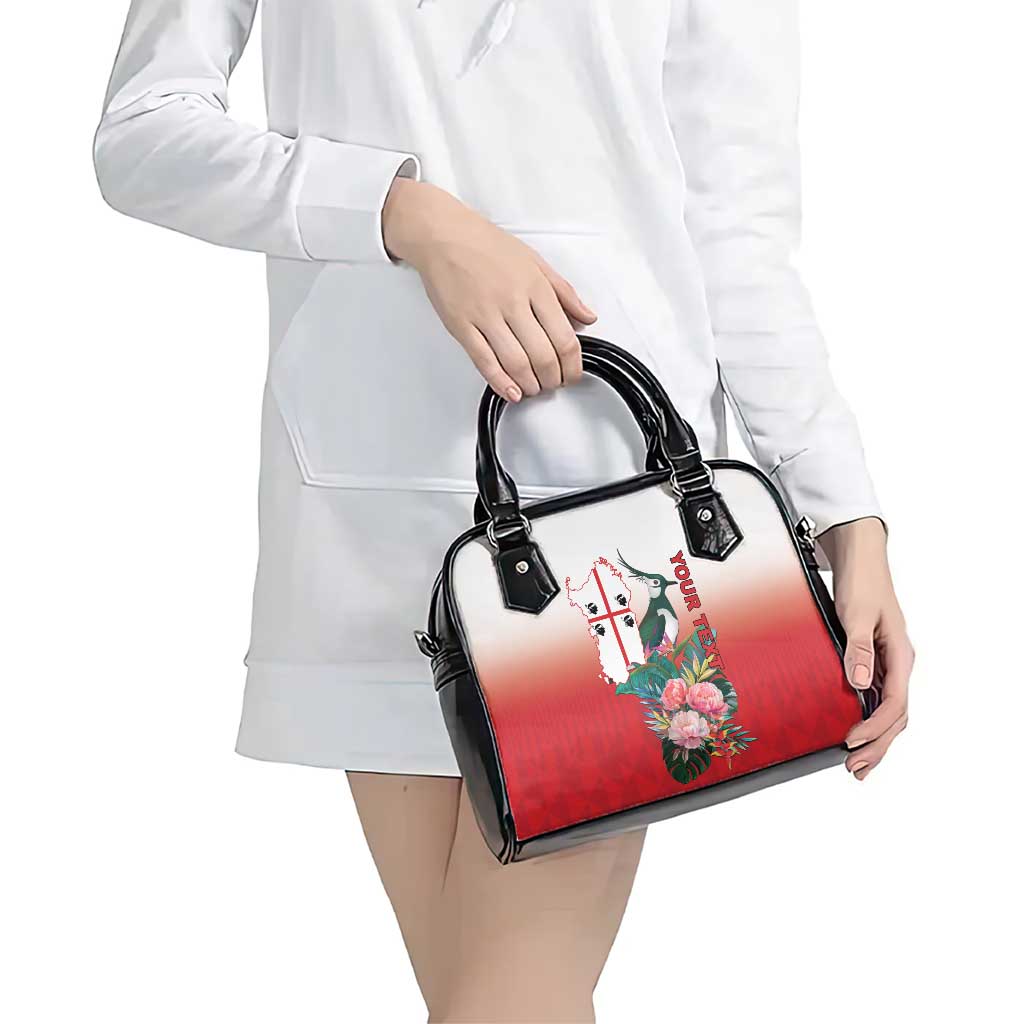 Personalized Italy Sardinia Shoulder Handbag Lapwing With Map - Wonder Print Shop