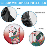 Personalized Italy Sardinia Spare Tire Cover Lapwing With Map - Wonder Print Shop