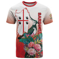 Personalized Italy Sardinia T Shirt Lapwing With Map - Wonder Print Shop