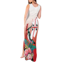 Personalized Italy Sardinia Tank Maxi Dress Lapwing With Map - Wonder Print Shop