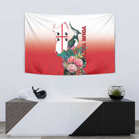 Personalized Italy Sardinia Tapestry Lapwing With Map - Wonder Print Shop