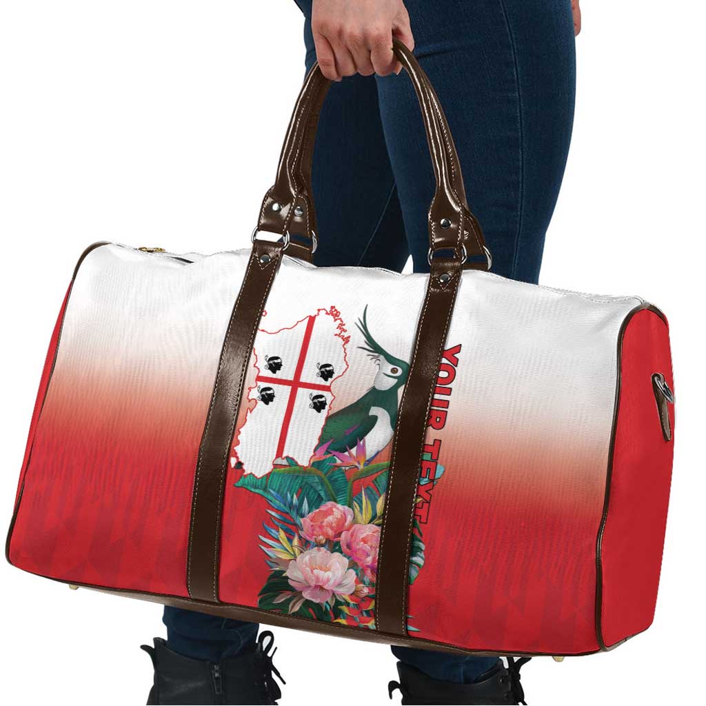 Personalized Italy Sardinia Travel Bag Lapwing With Map - Wonder Print Shop