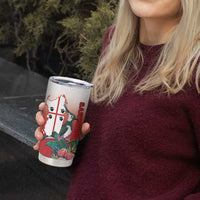 Personalized Italy Sardinia Tumbler Cup Lapwing With Map - Wonder Print Shop